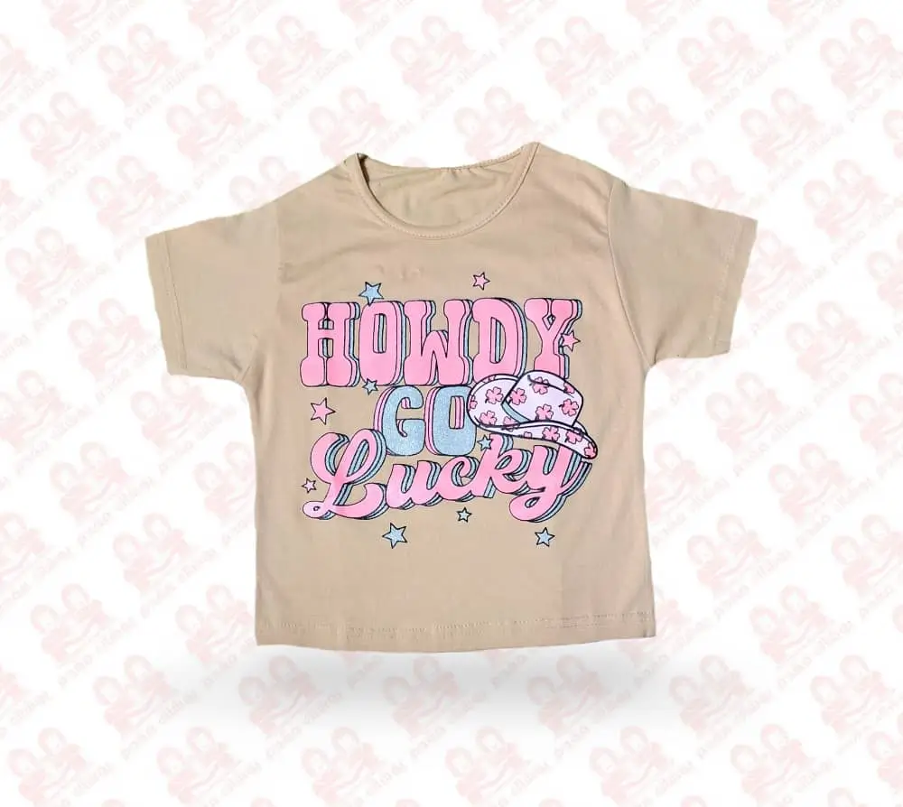 تیشرت دخترانه پنبه چاپی 4500-2440-01 سایز65