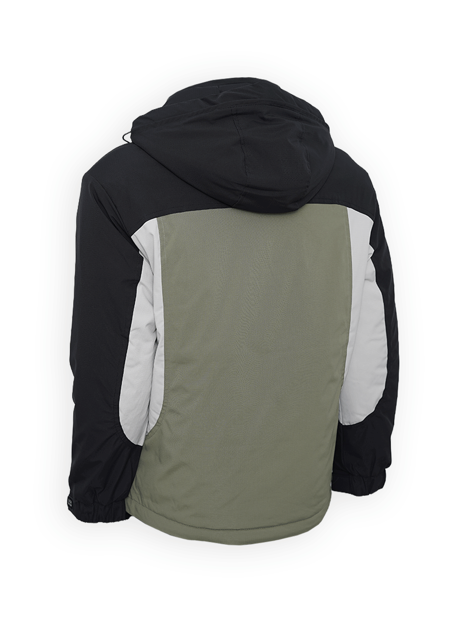کاپشن مردانه کلاهدار کرتکس دیجی سبز CN7308 سایز2XL