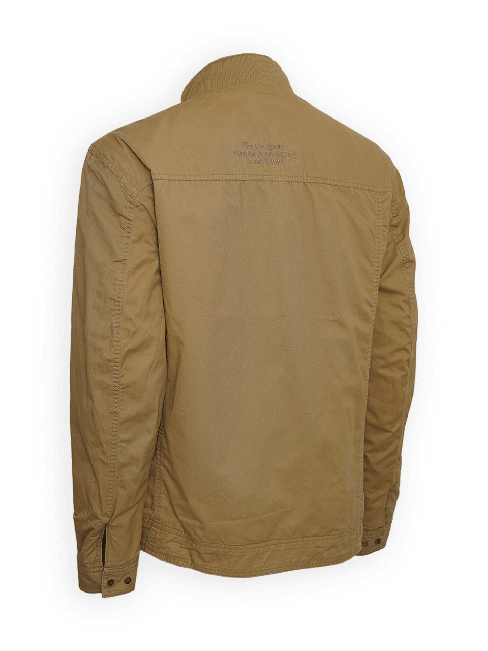 کاپشن بهاره مردانه دورو کتان جیپ سبز CN8543 سایز7XL